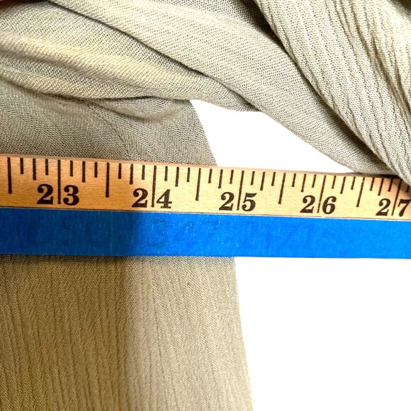 Torrid Blouse Womens Size 2X Plus Green Embroidered Floral Long Sleeve Top - Picture 6 of 14